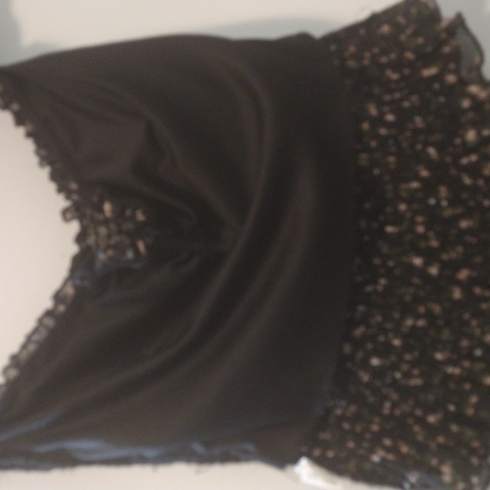 Paper Moon Smocked Crop Top Size L - Picture 3 of 4